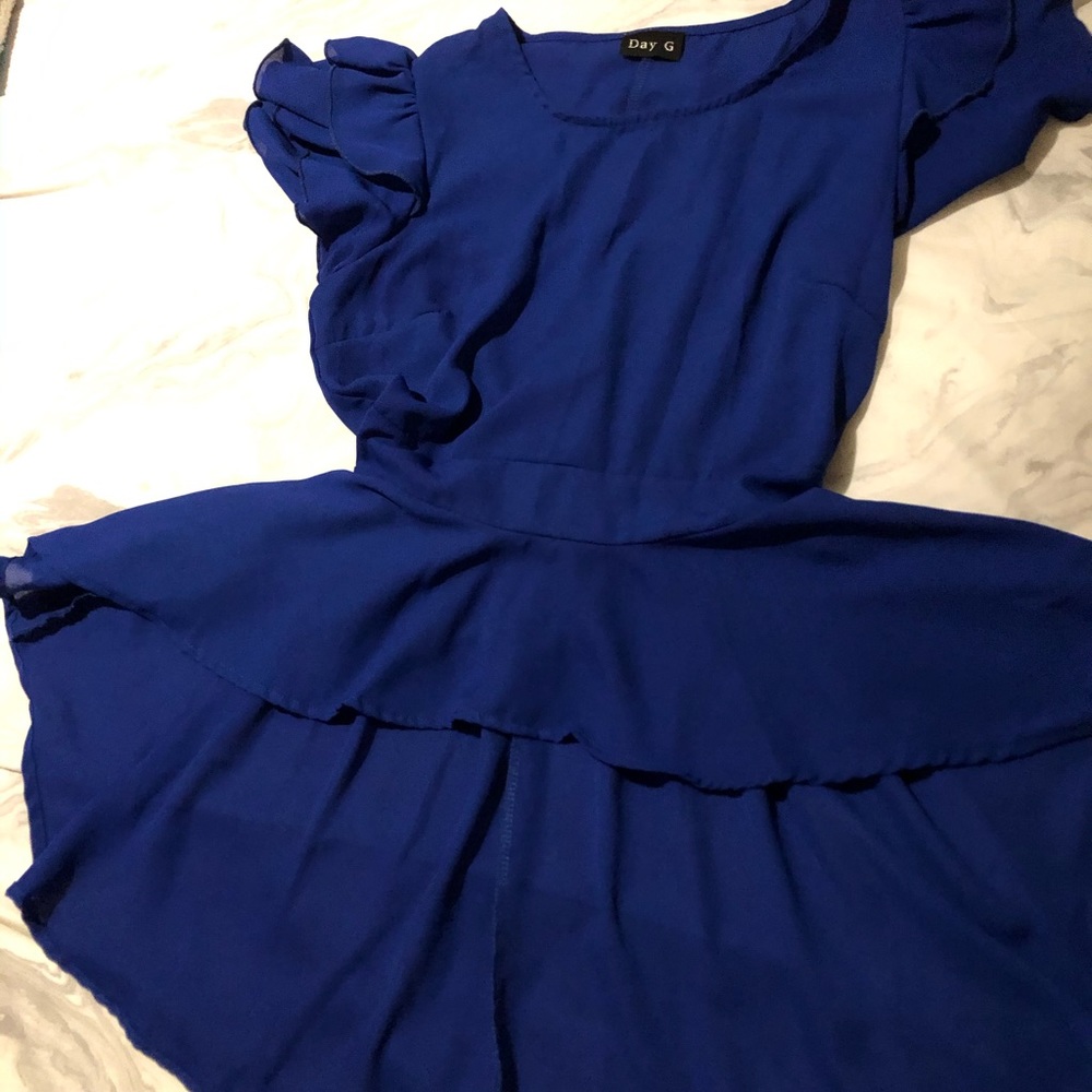 Royal blue top